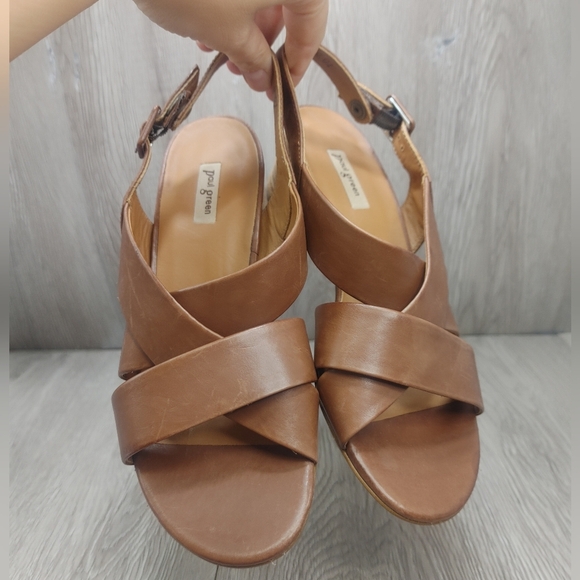 Paul‎ Green Reese Slingback Sandal Strappy Tan Sling Back Open Toe UK 4.5 US 7 - Picture 7 of 13
